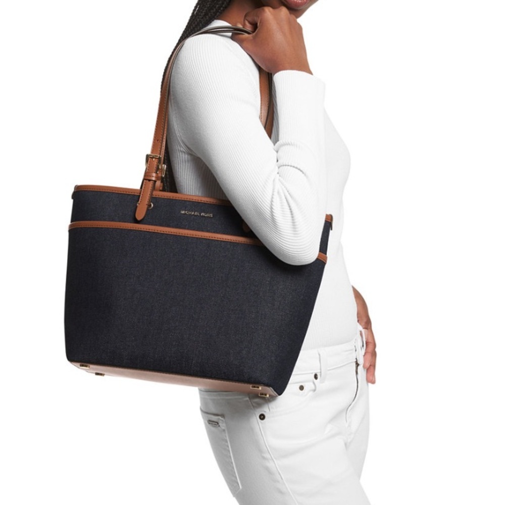 Michael Kors Winston Medium Top Zip Pocket Tote- NWT